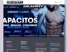 Tablet Screenshot of grammydisco.cl